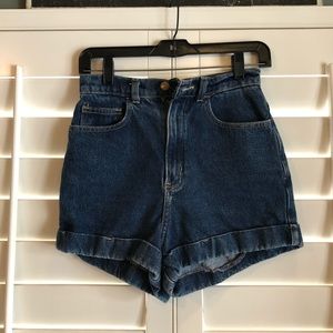 High-waisted Jean Shorts